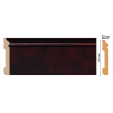 Плинтус напольный Decomaster D005-62 (79*13*2400 мм)
